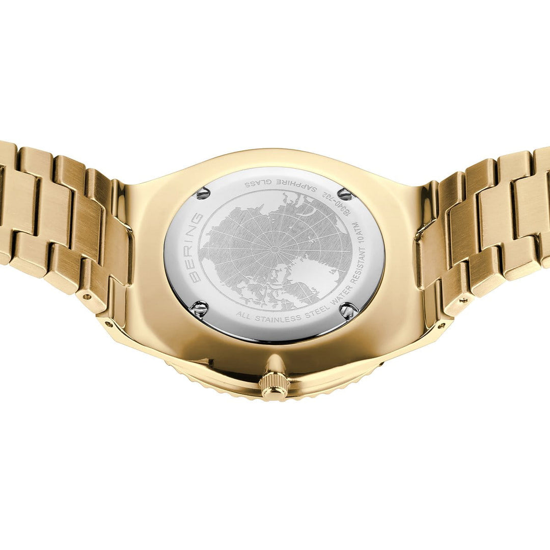 bering heren horloge zwarte wijzerplaat - 18940-732