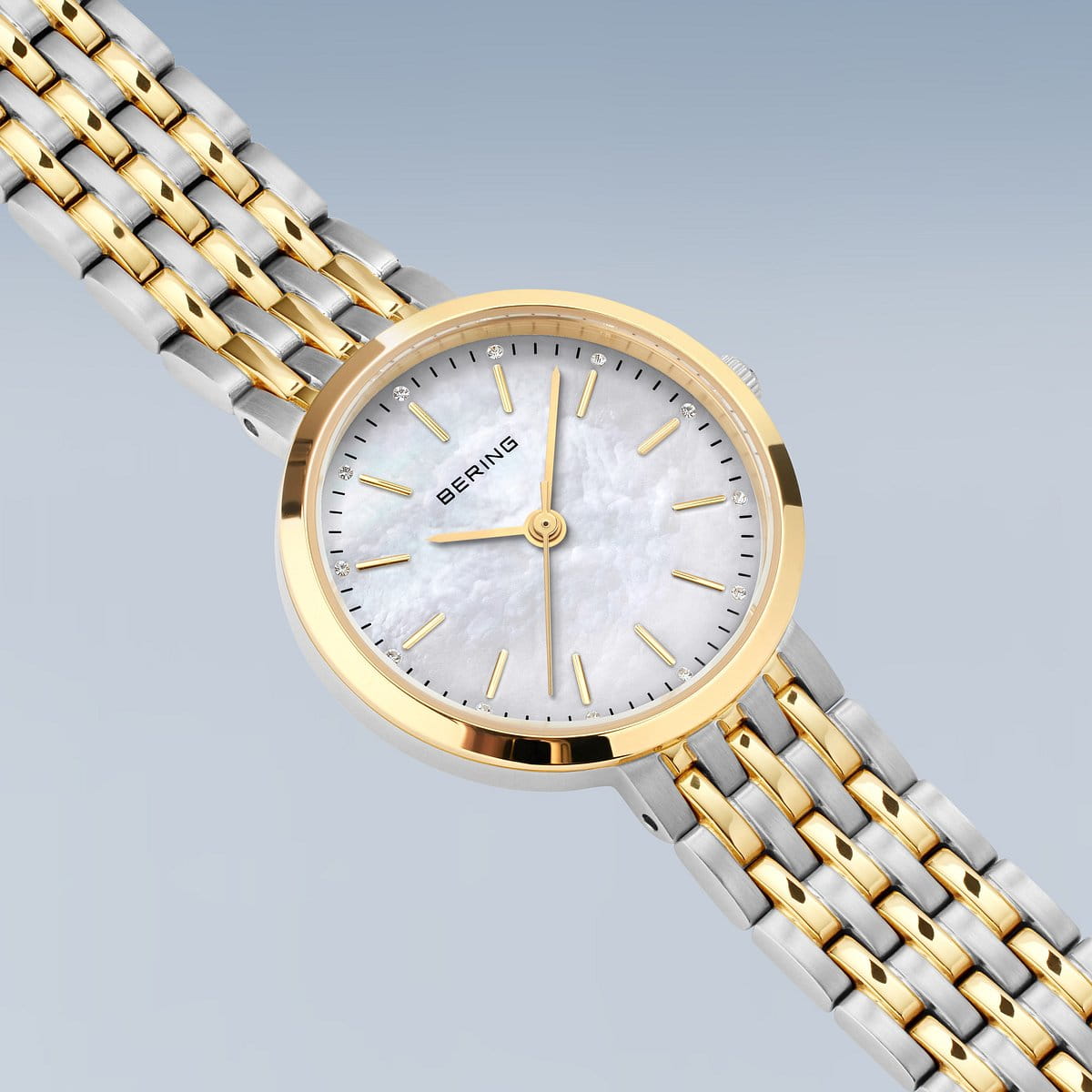 bering reloj de mujer esfera de nácar - 19126-710