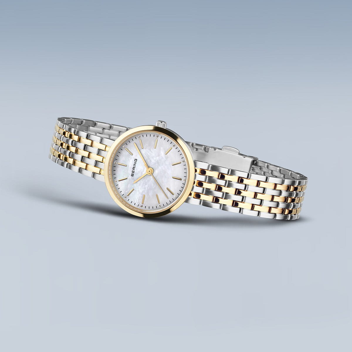 bering reloj de mujer esfera de nácar - 19126-710