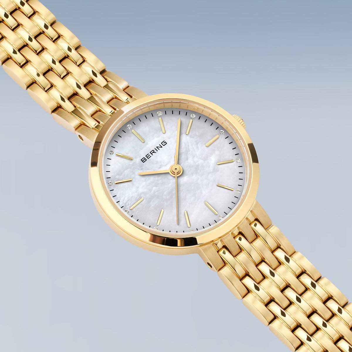 bering reloj de mujer esfera de nácar - 19126-734