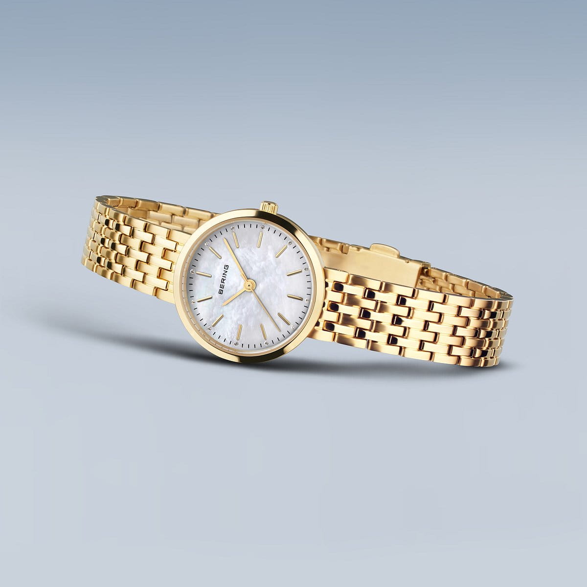 bering reloj de mujer esfera de nácar - 19126-734