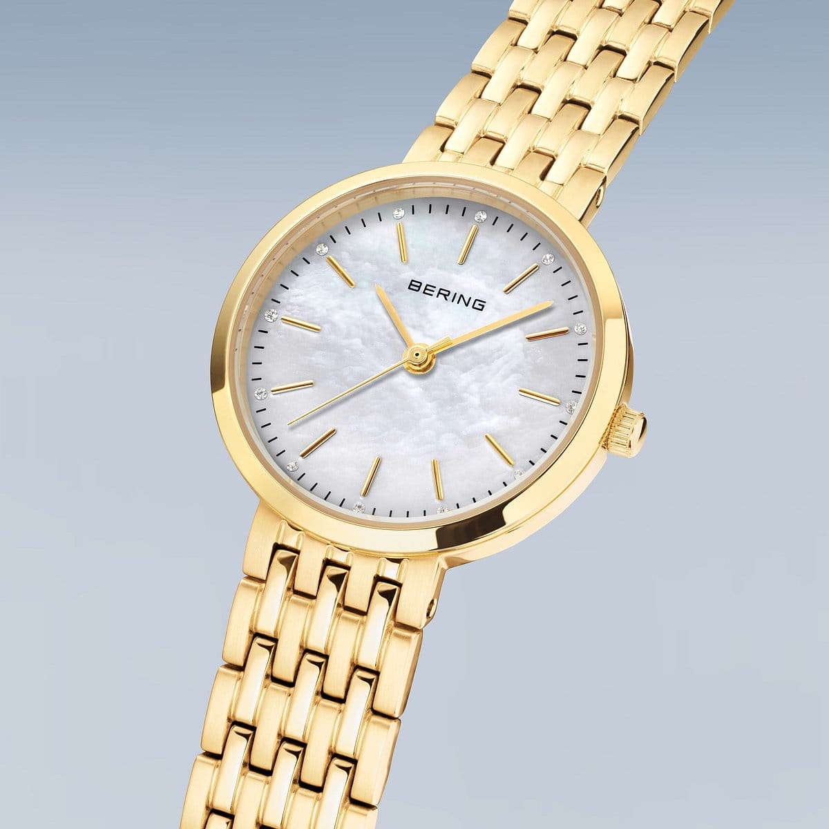 bering reloj de mujer esfera de nácar - 19126-734