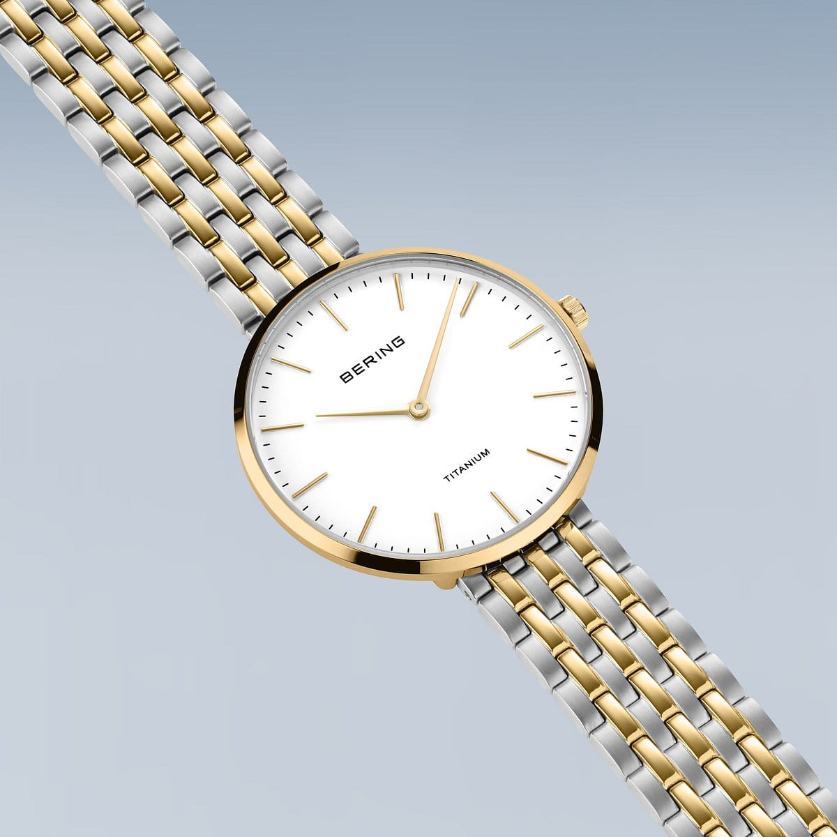 bering reloj de mujer esfera blanca - 19334-010