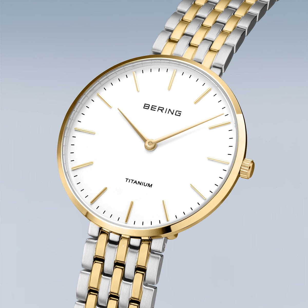 bering reloj de mujer esfera blanca - 19334-010