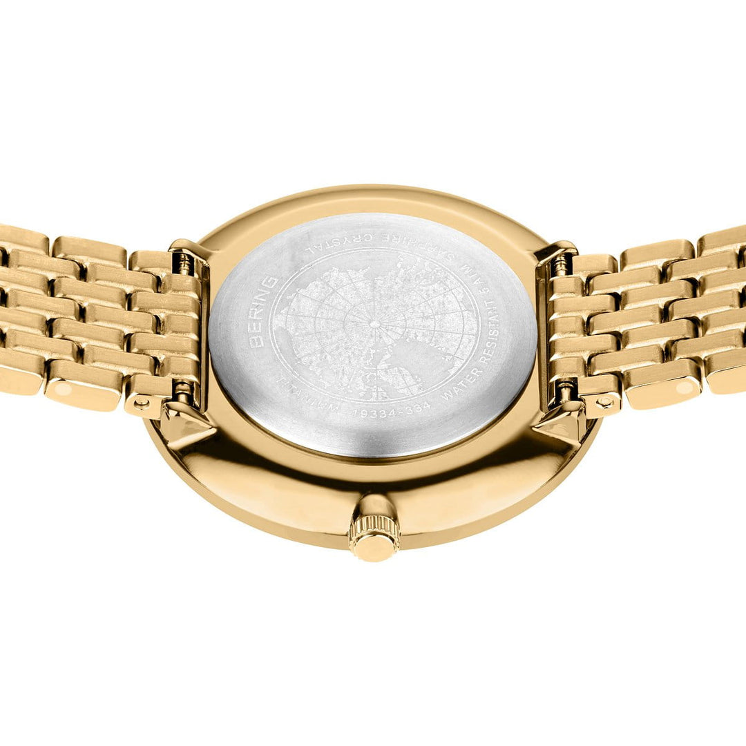 bering dames horloge witte wijzerplaat - 19334-334