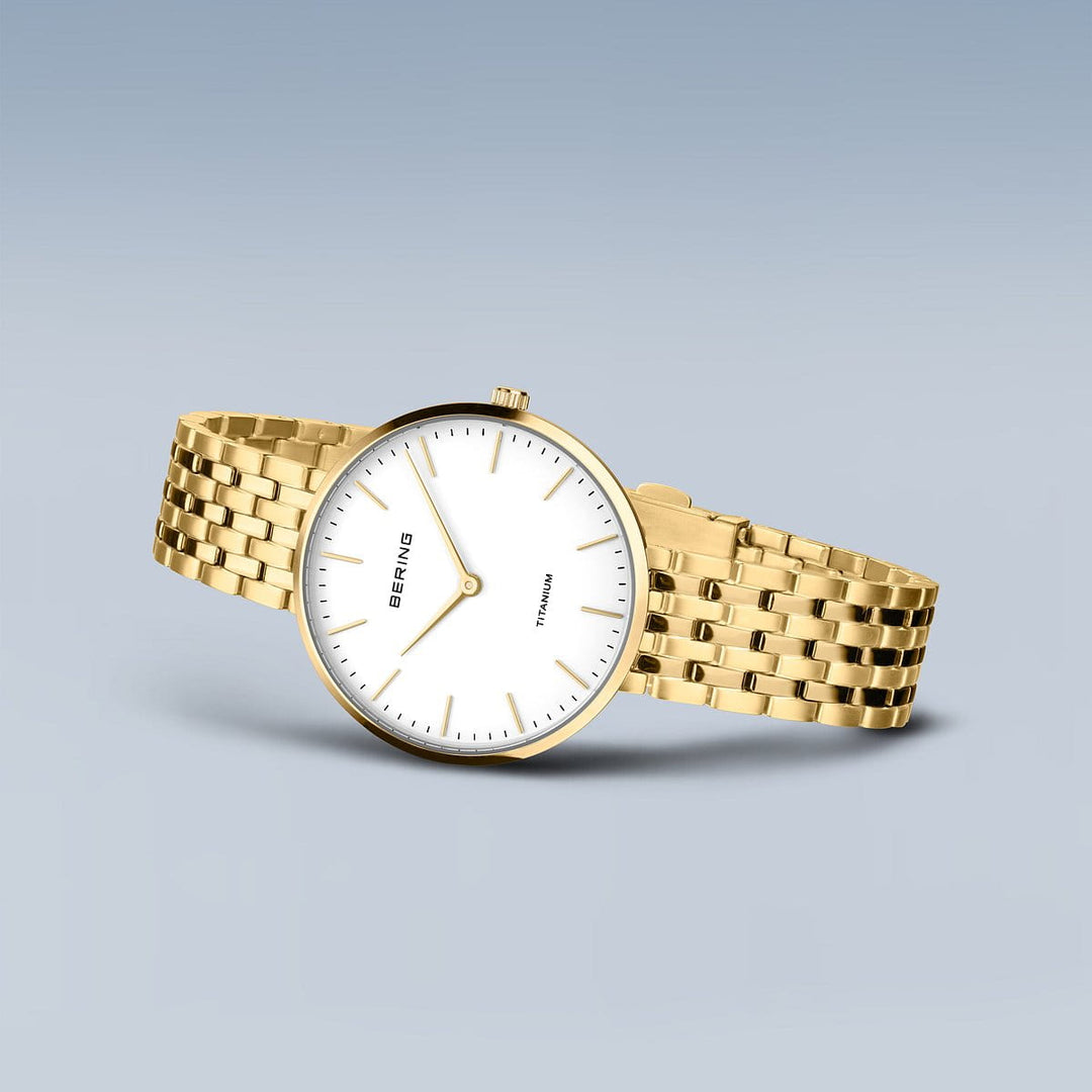 bering dames horloge witte wijzerplaat - 19334-334