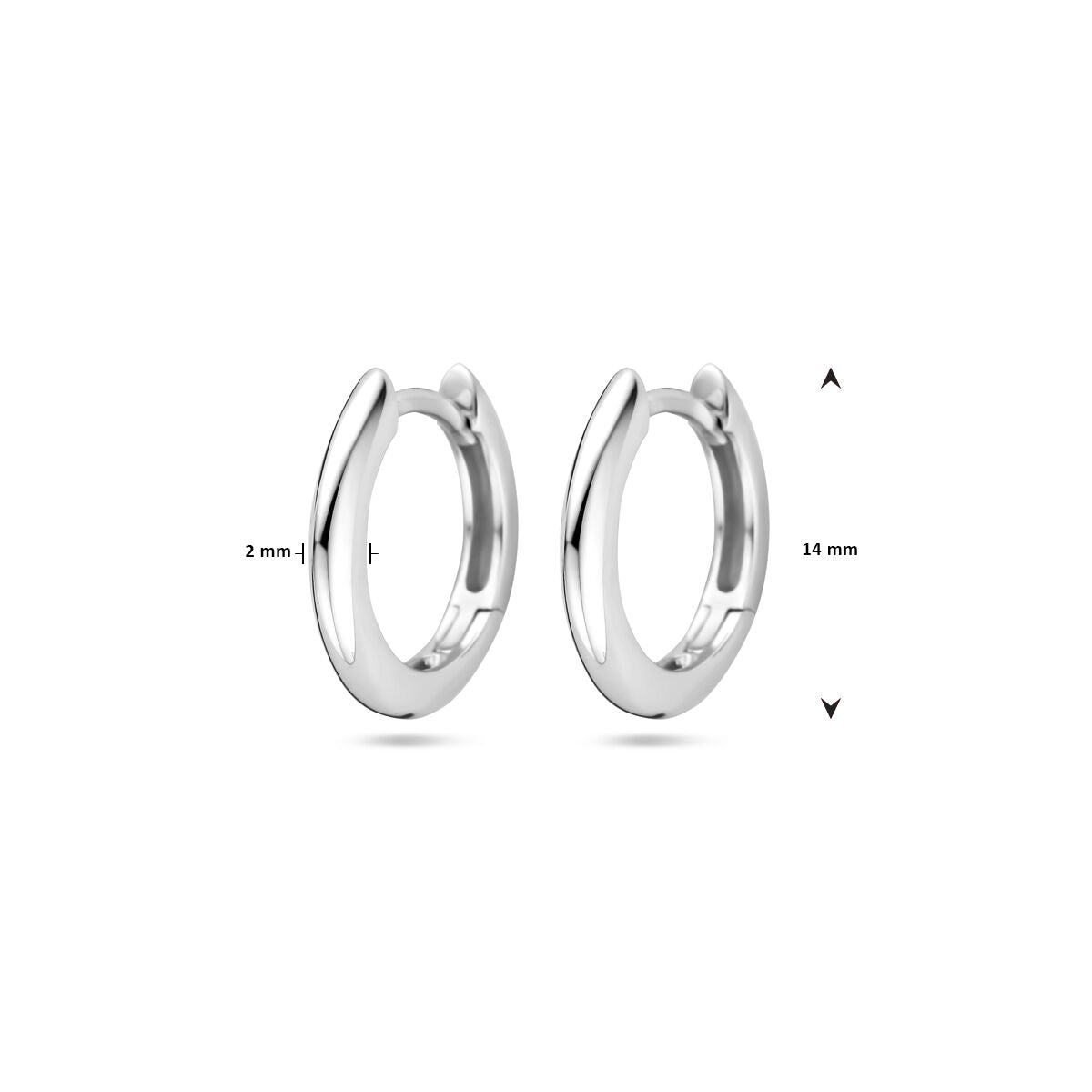 aros 2,0 mm plata rodiado