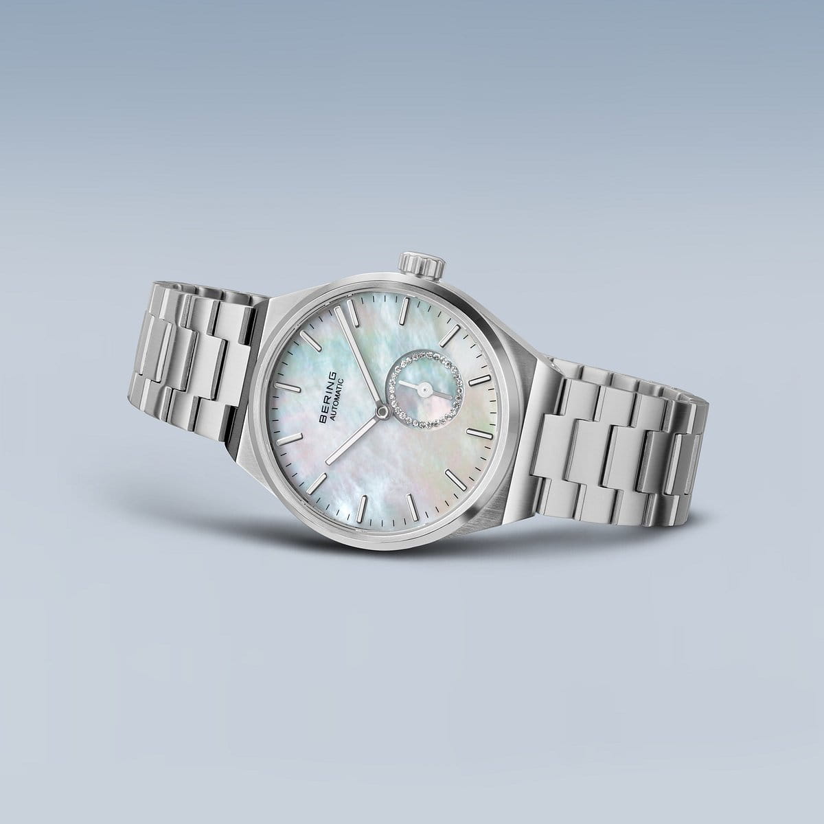 bering reloj de mujer esfera blanca - 19435-704
