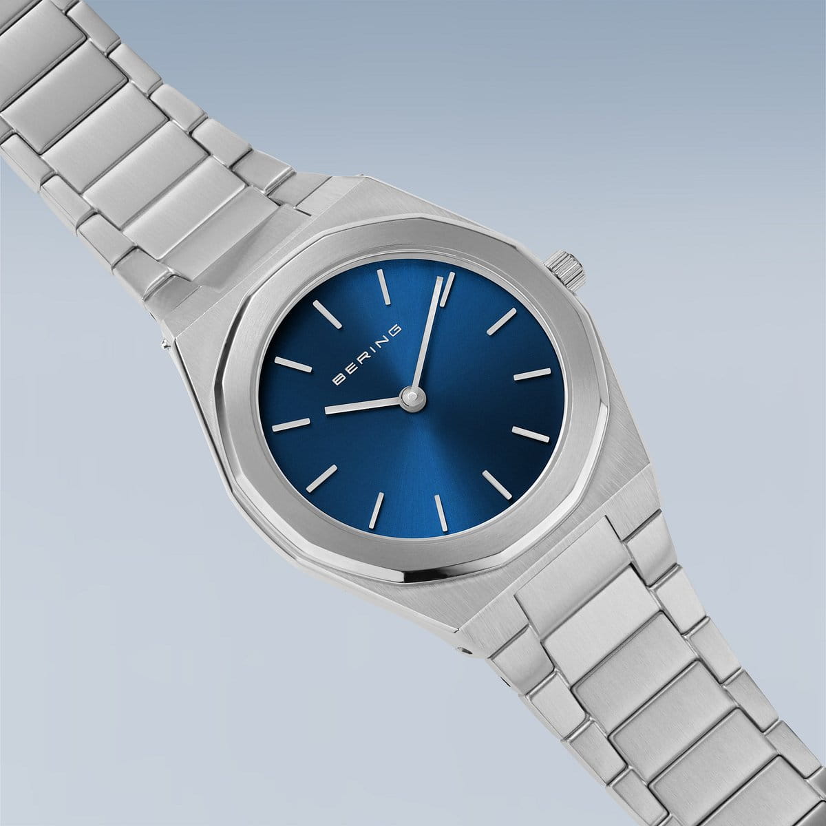bering reloj de mujer esfera azul - 19632-707