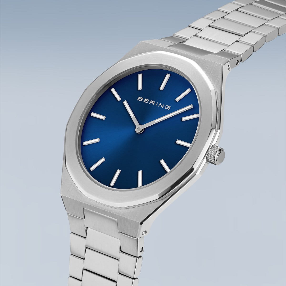 bering reloj de hombre esfera azul - 19641-707