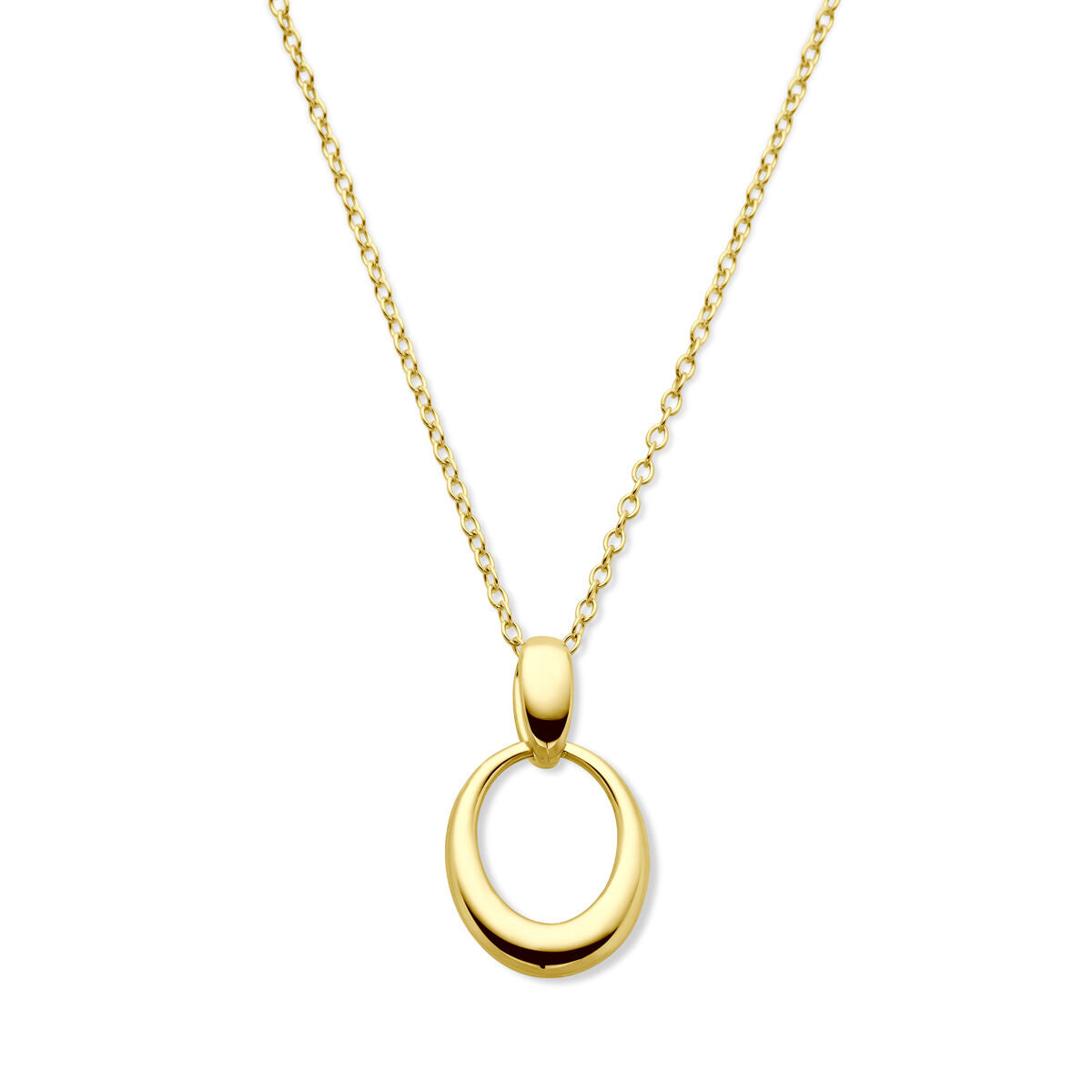 point zero collier 42 - 44 cm 14K geelgoud