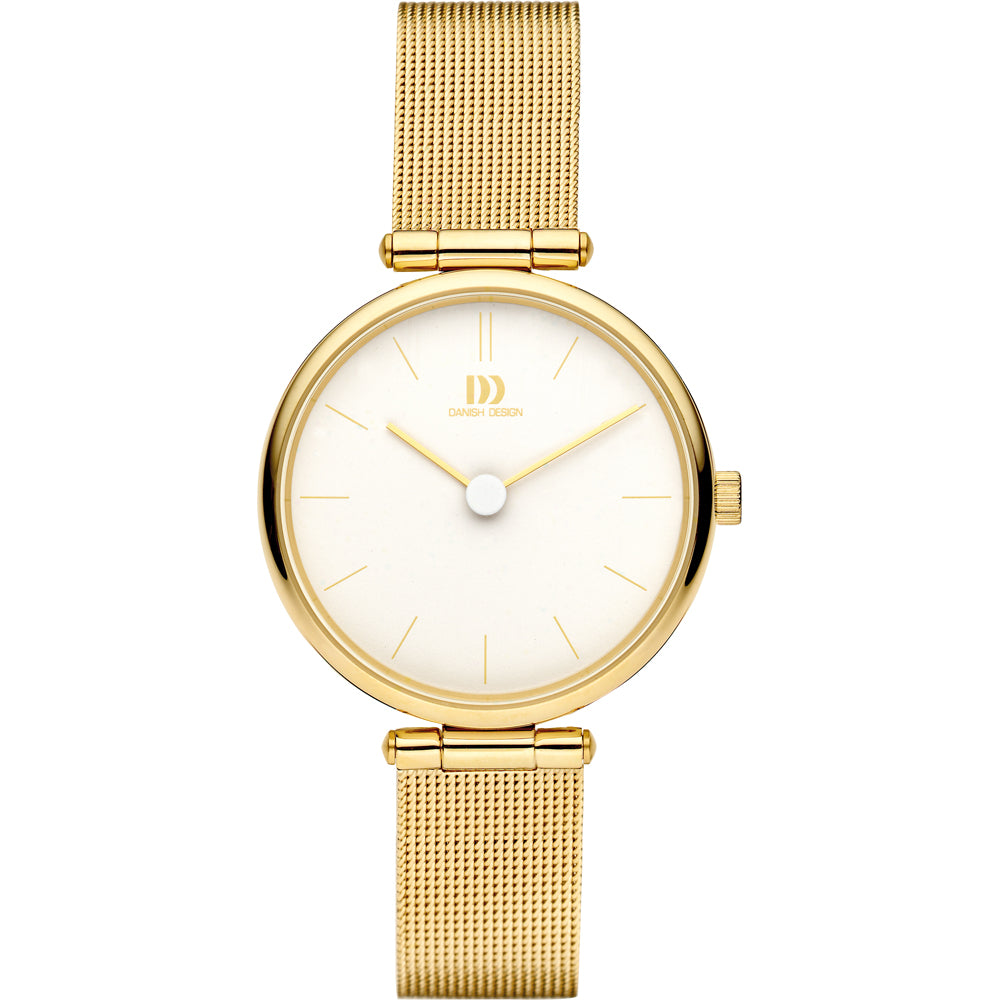 Danish design dames horloge witte wijzerplaat - IV05Q1269