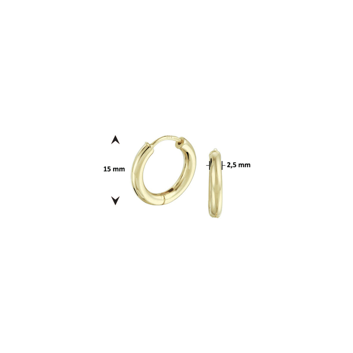 aros 2,5 mm redondos