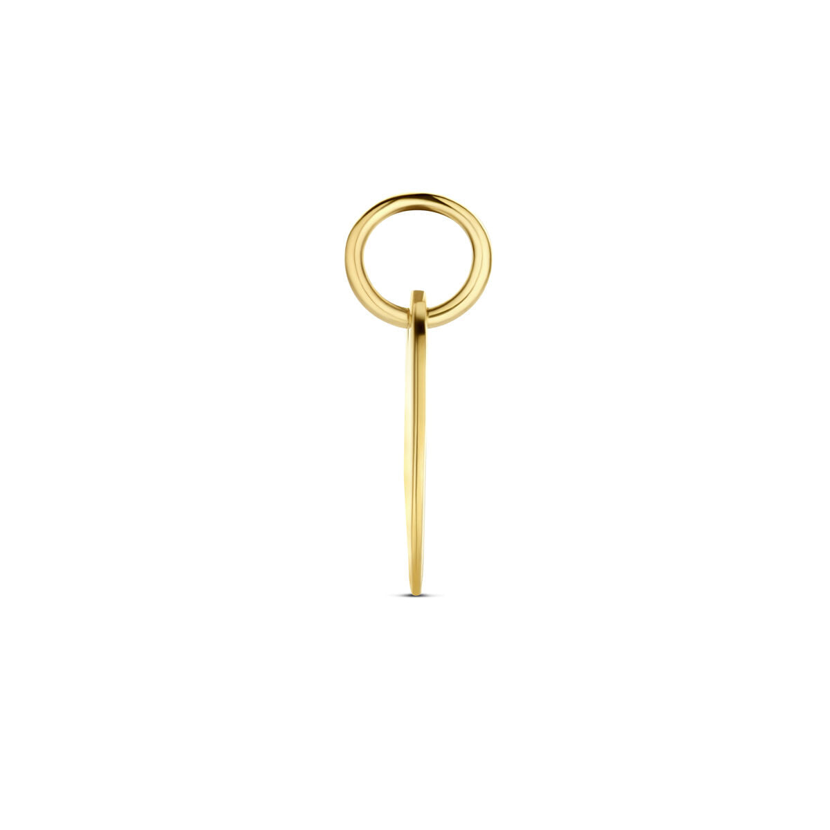 colgante grabado 10 mm oro amarillo 14K