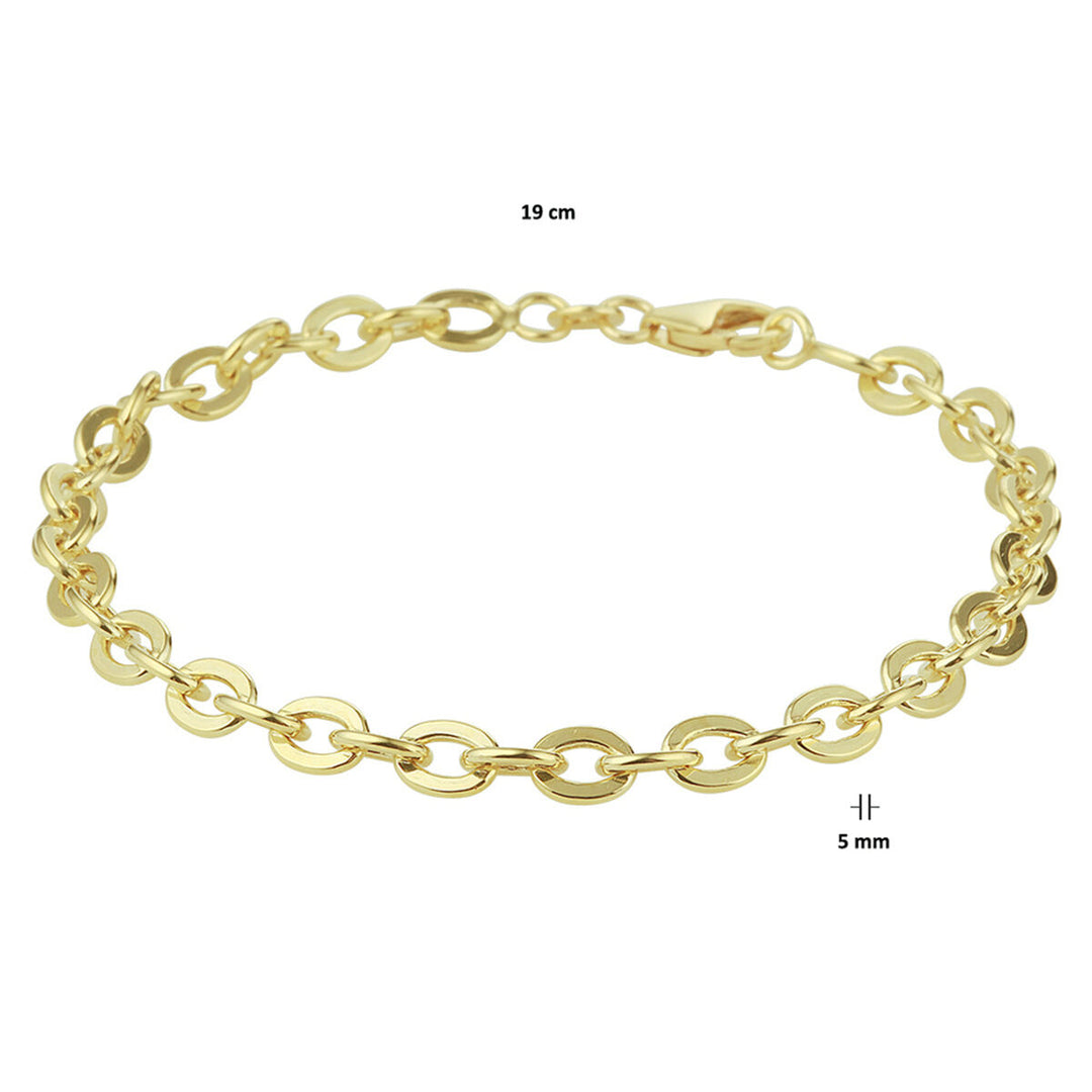 ancla 5,0 mm oro amarillo (oro amarillo con núcleo de plata)