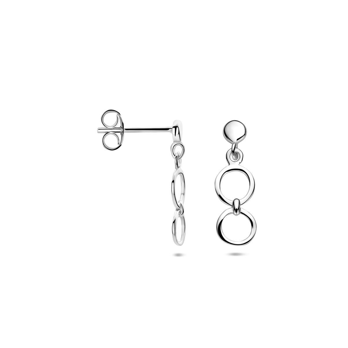 Pendientes de plata – rodiados en plata 925