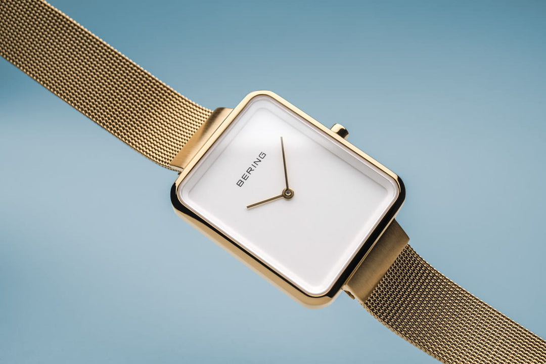 bering dames horloge witte wijzerplaat - 14528-334