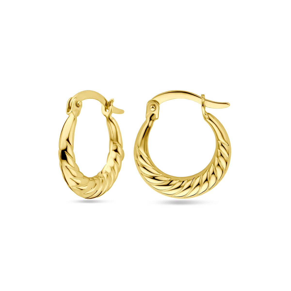 aros 17 mm 14K oro amarillo