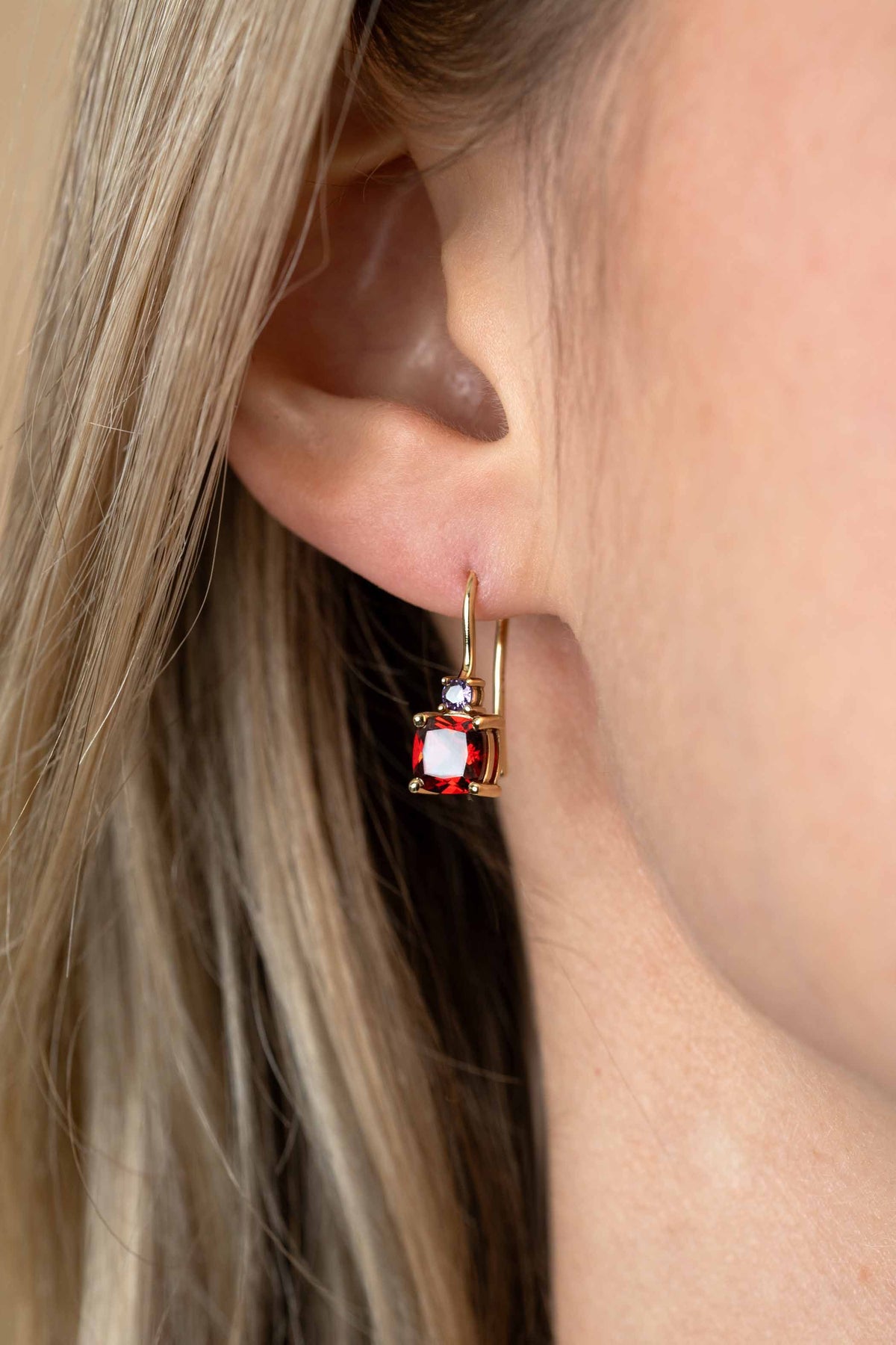 Zinzi Pendientes Chapado en Oro Zio2563H