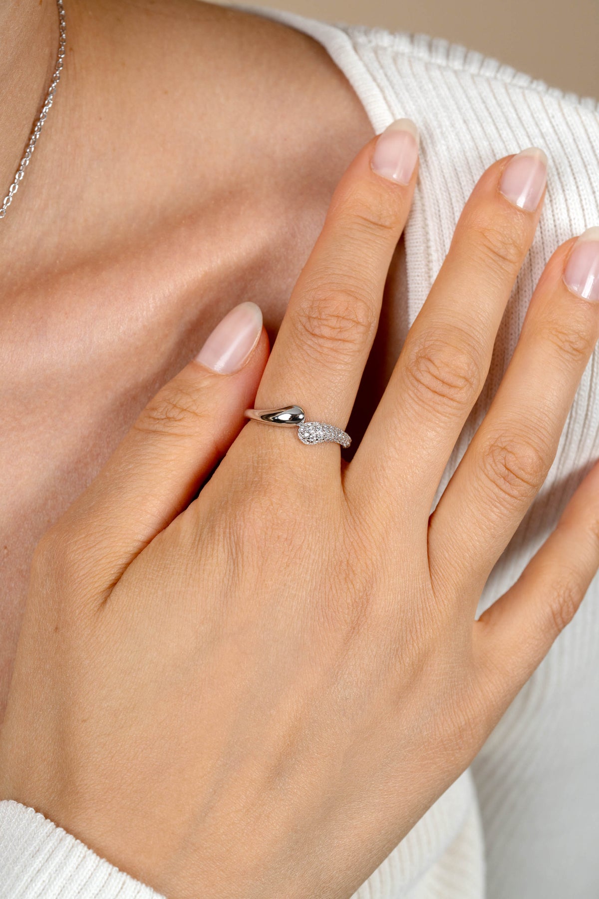 Anillo Zinzi Plata ZIR2681