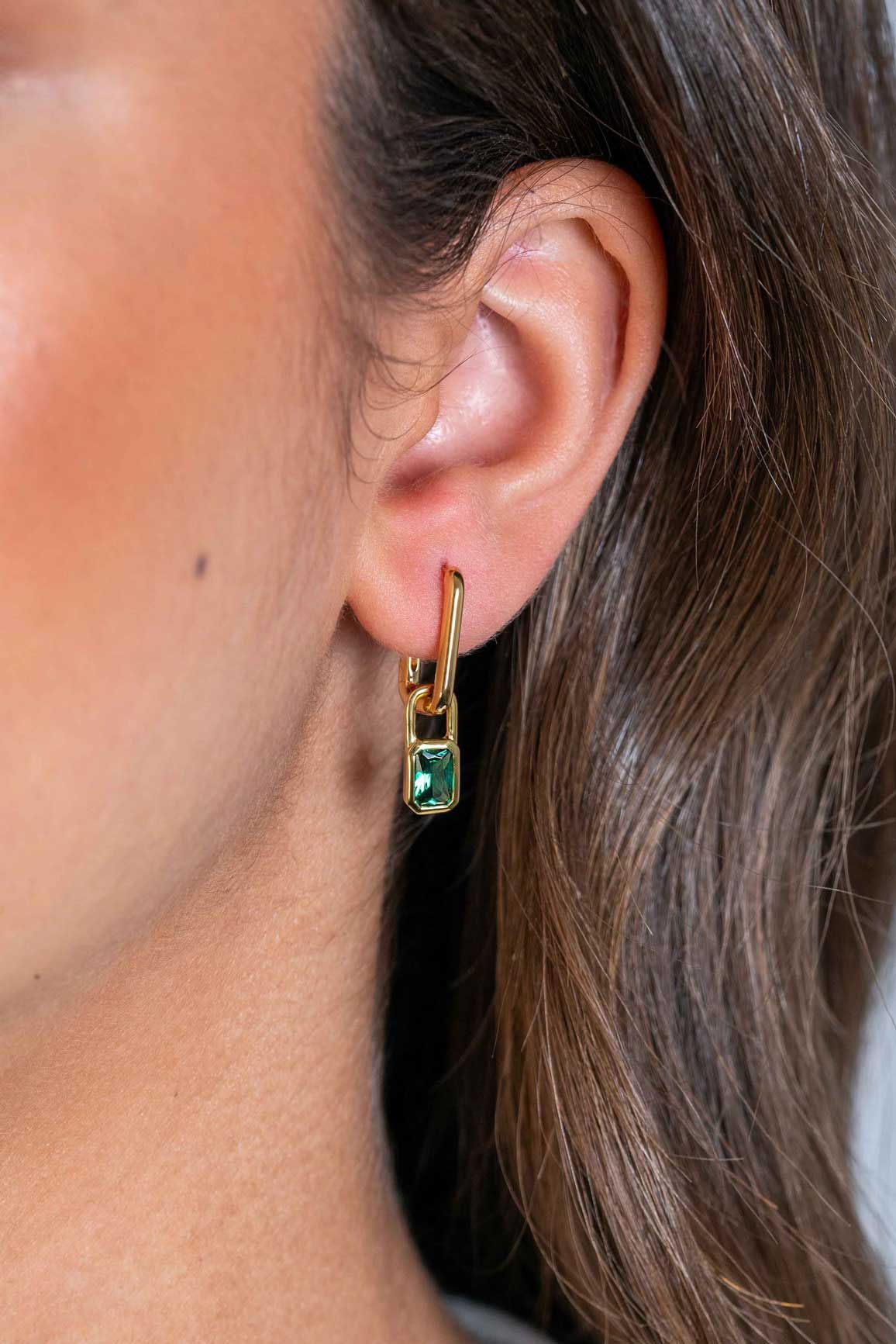 Zinzi Pendientes Chapado en Oro Zich2307