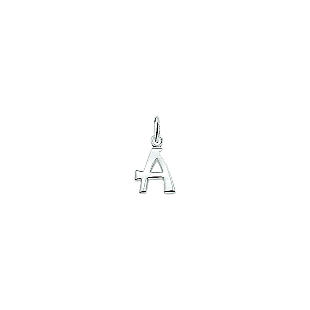 hanger letters  zilver gerhodineerd