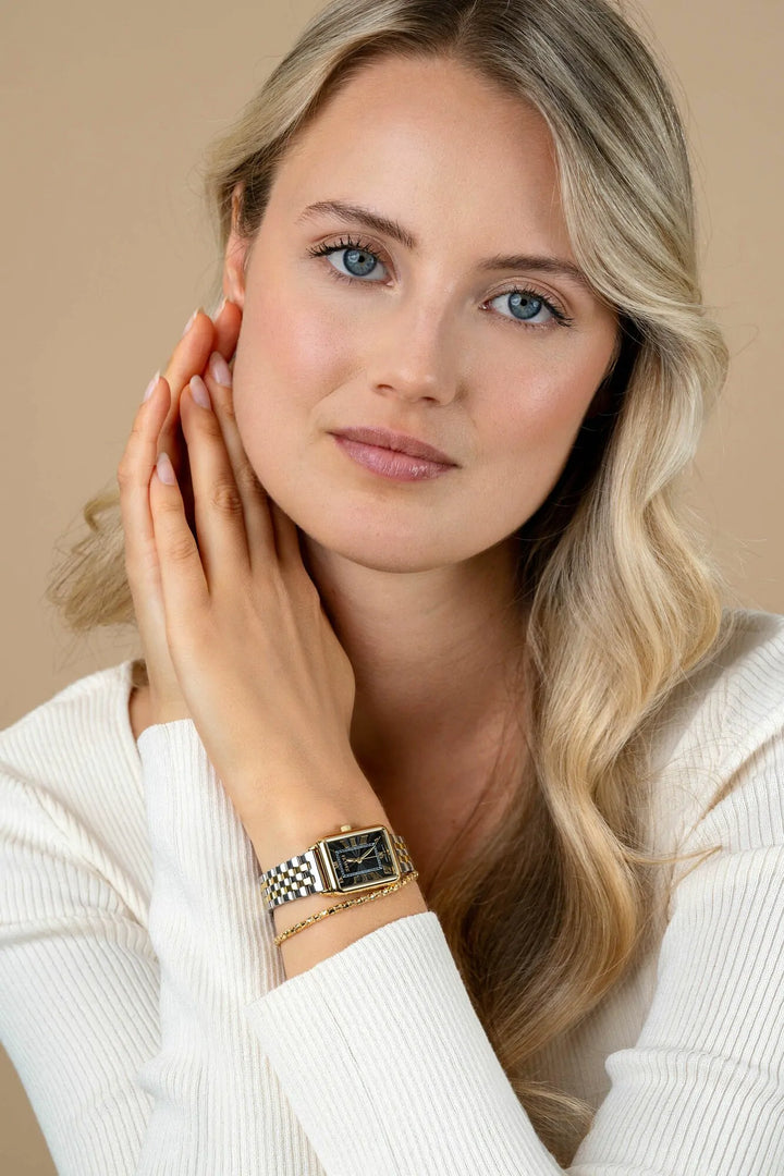 Zinzi Bicolor Horloge Staal ZIW1943