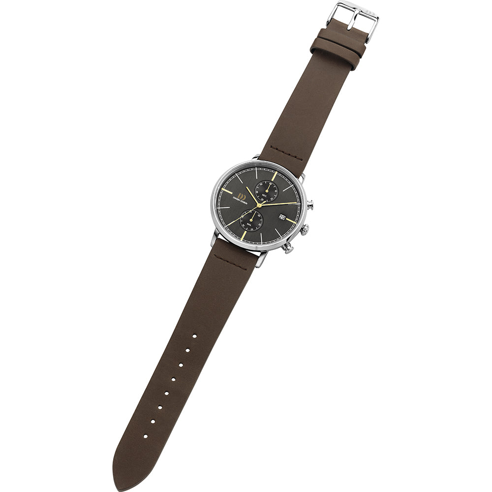 Reloj de hombre de diseño danés con esfera gris - IQ23Q1290