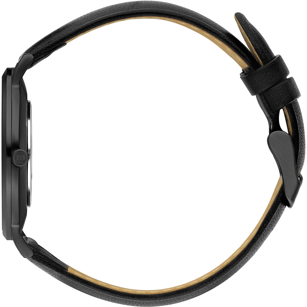 reloj unisex de diseño danés esfera negra - IQ53Q1217