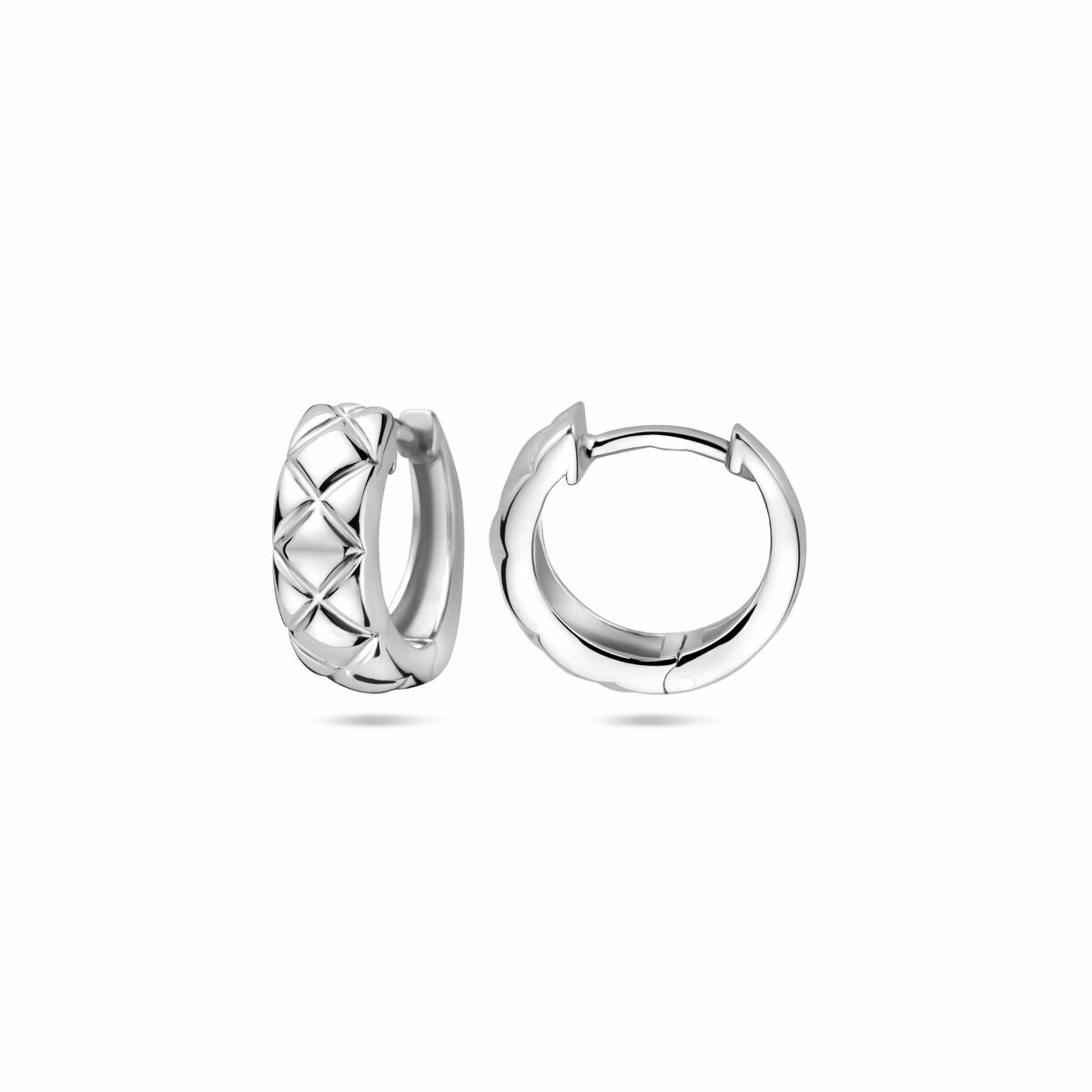 aros 12,5 mm plata rodiado