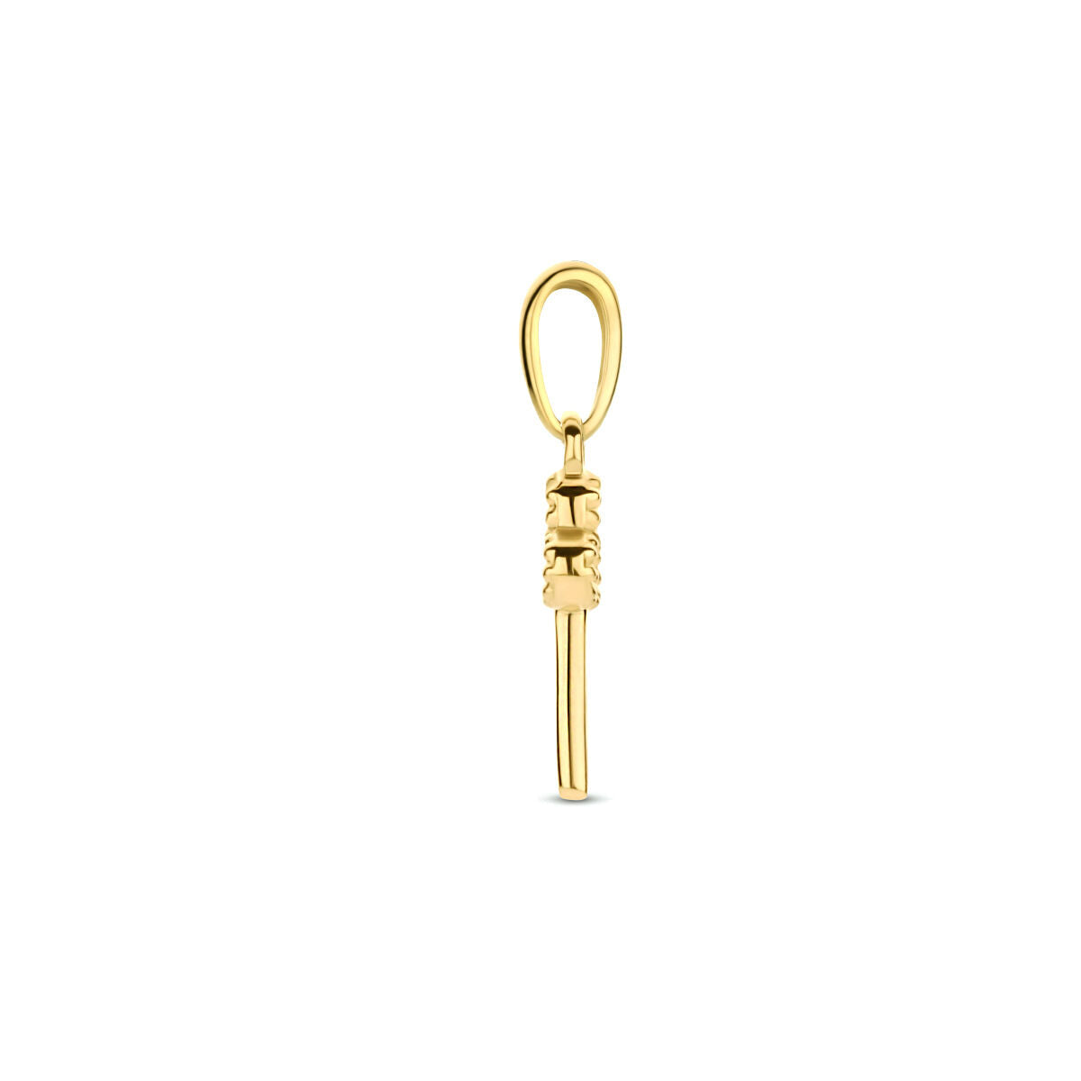 colgante llave 14K oro amarillo