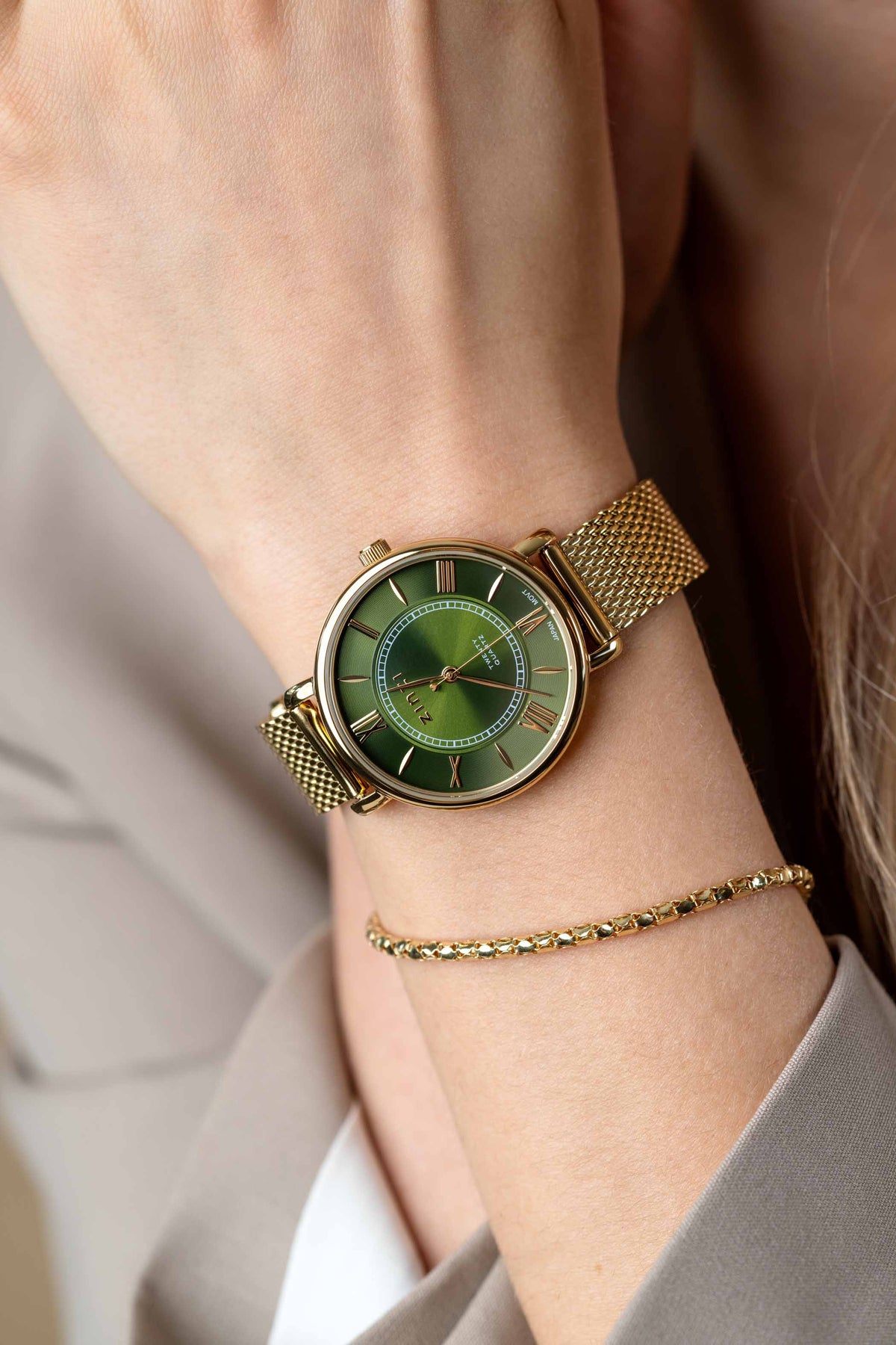Reloj chapado en oro Ziw2054