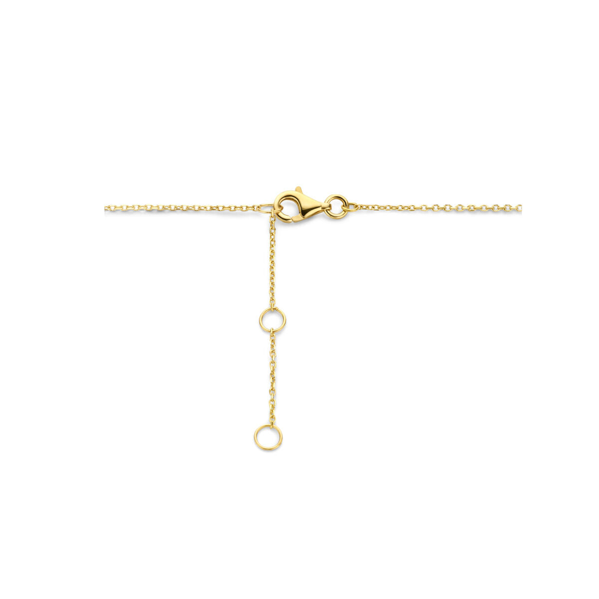 collar de citrino 40 – 42 -44 cm oro amarillo