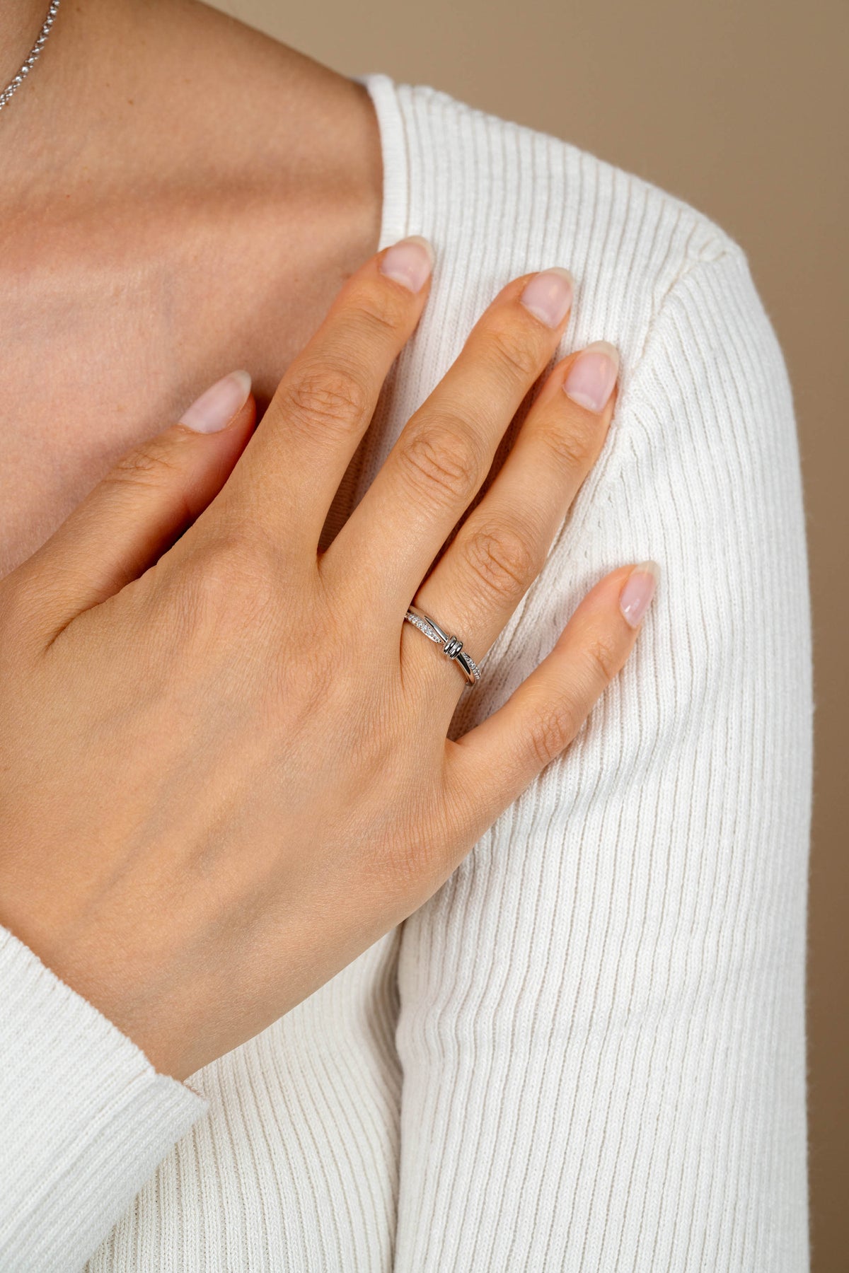 Anillo Zinzi Plata ZIR2680