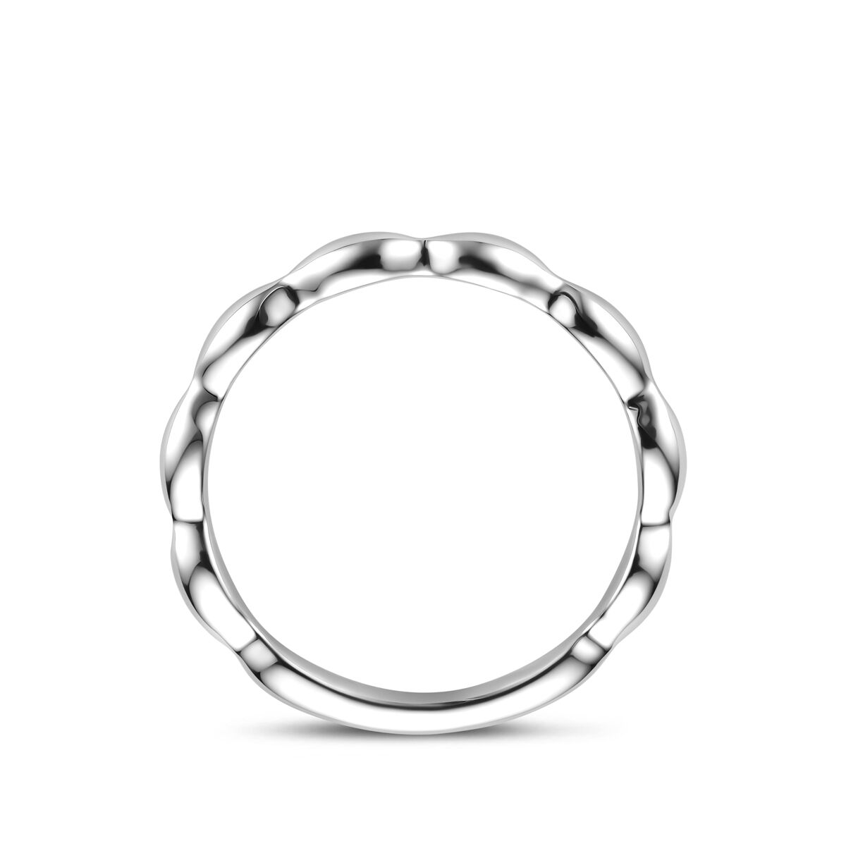 Anillo de mujer de plata - rodiado 925 plata