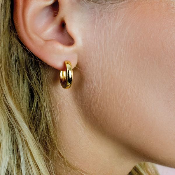 Zinzi Pendientes Chapado en Oro Zio191 G