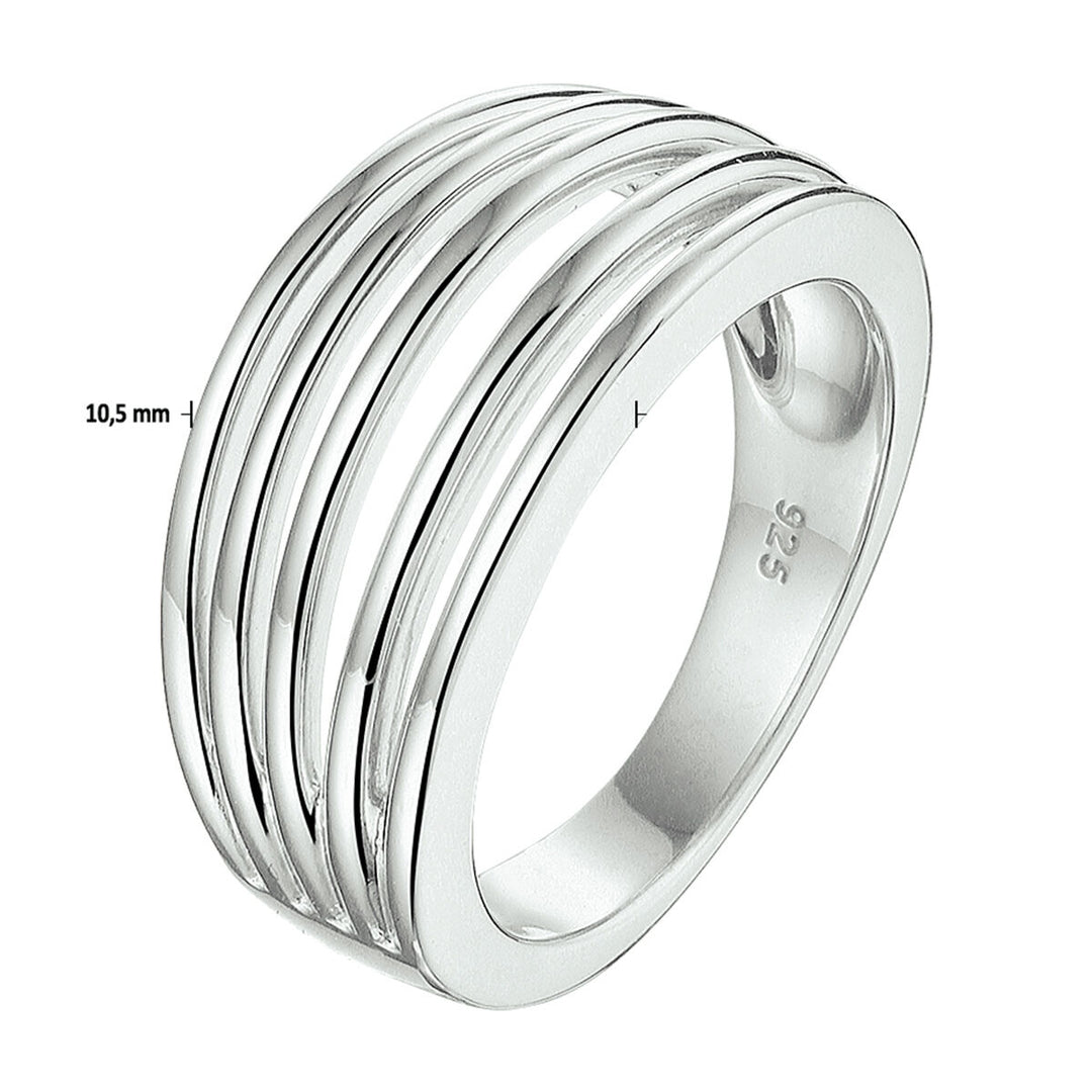 ring zilver gerhodineerd