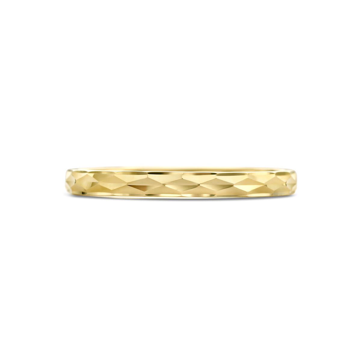 anillo engastado en oro amarillo de 14K