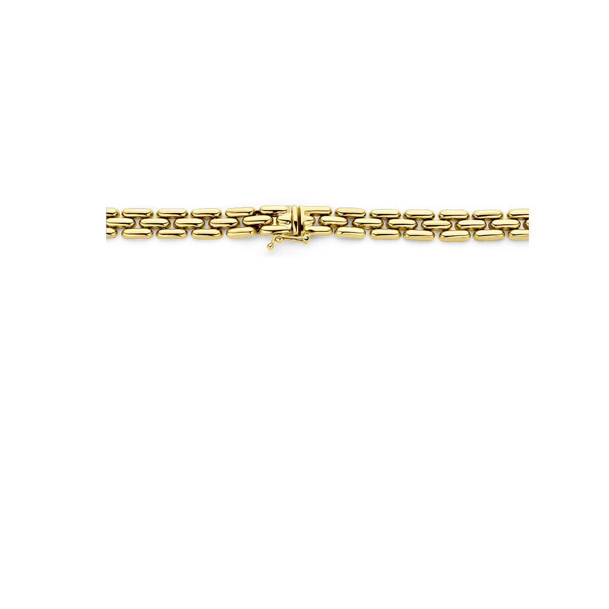 collar pantera 6,5 mm 44 cm 14K oro amarillo