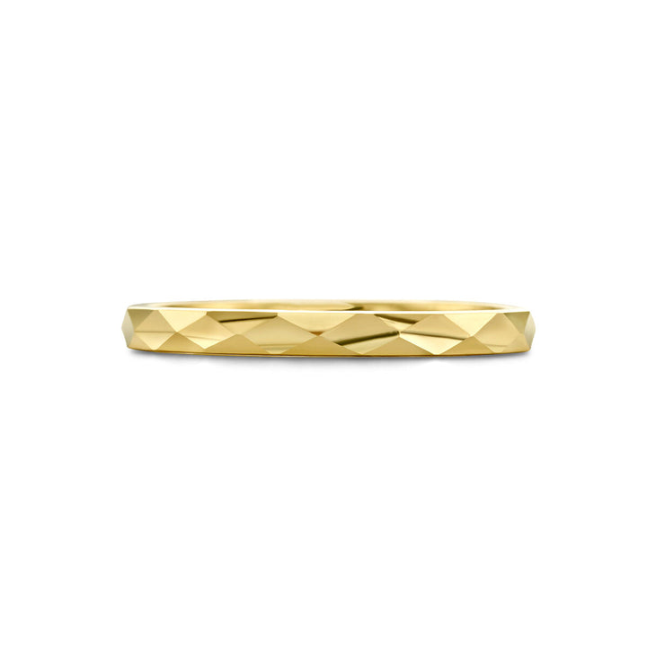 ring gediamanteerd 14K geelgoud