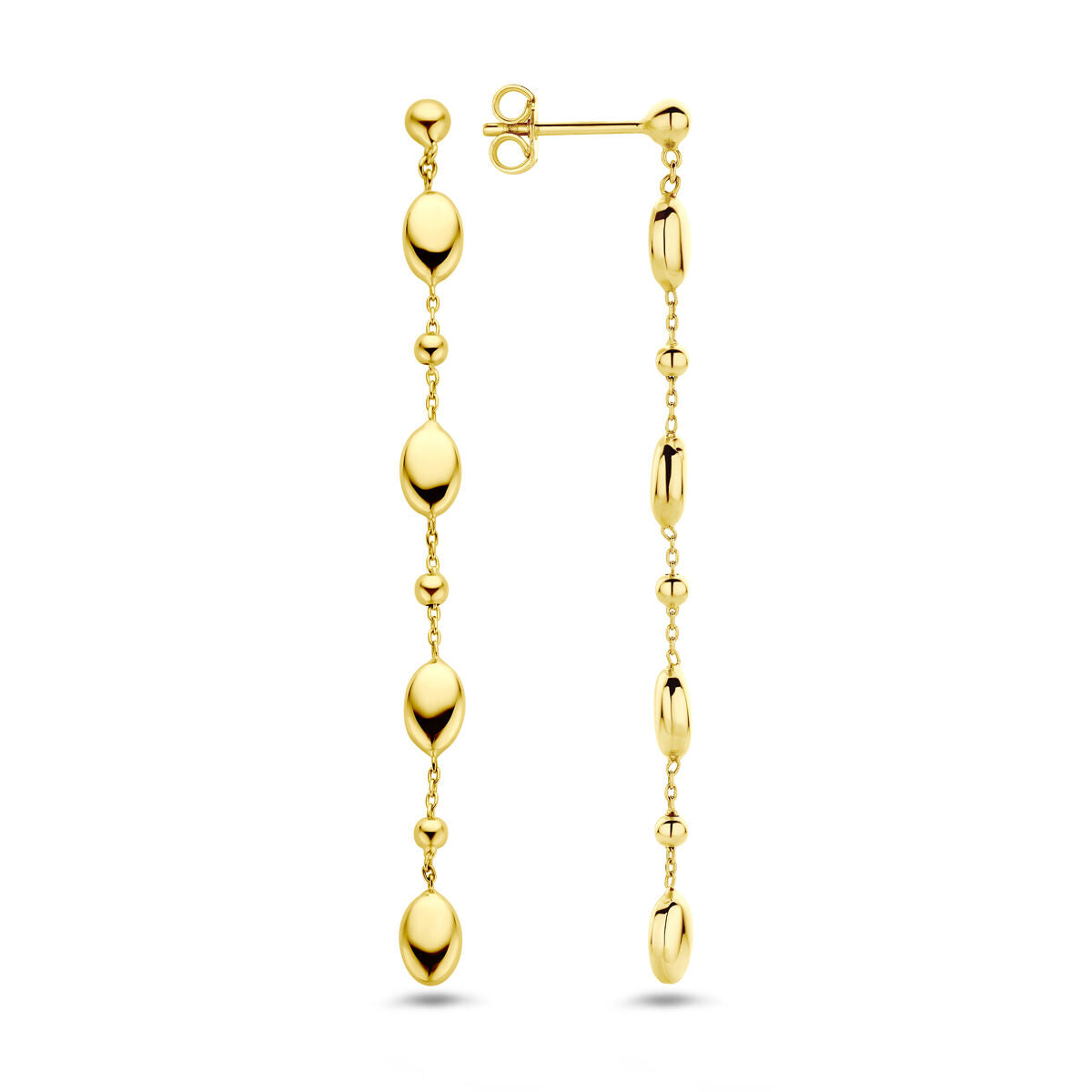 oorhangers 14K geelgoud