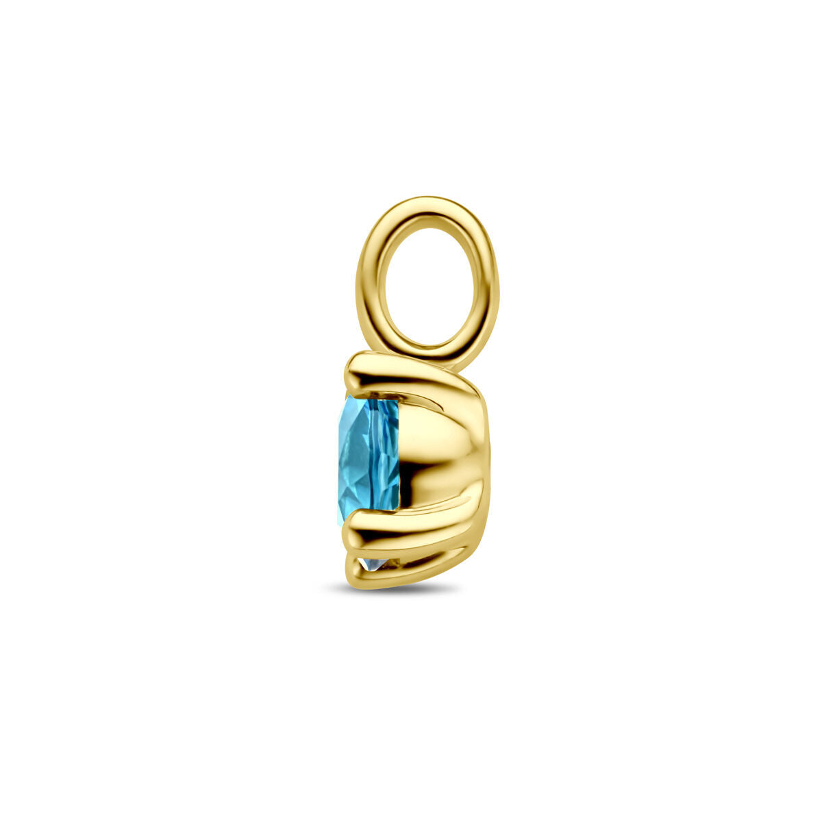 colgante london blue topacio 14K oro amarillo
