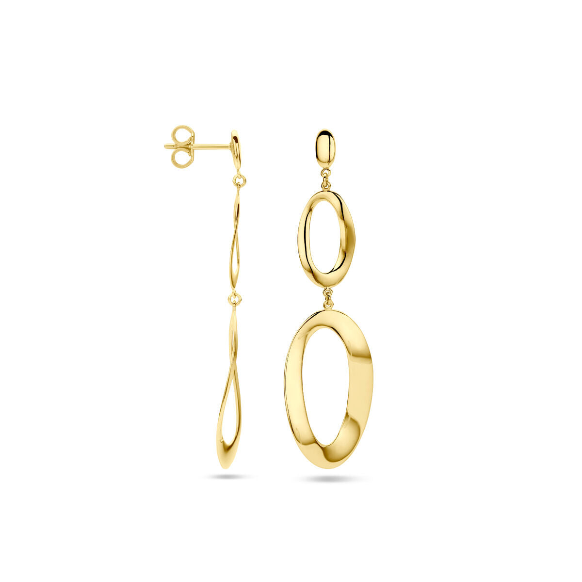pendientes de 14K oro amarillo
