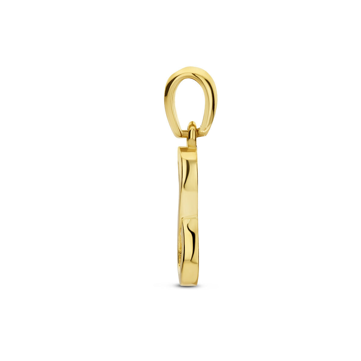 colgante infinito en oro amarillo 14K