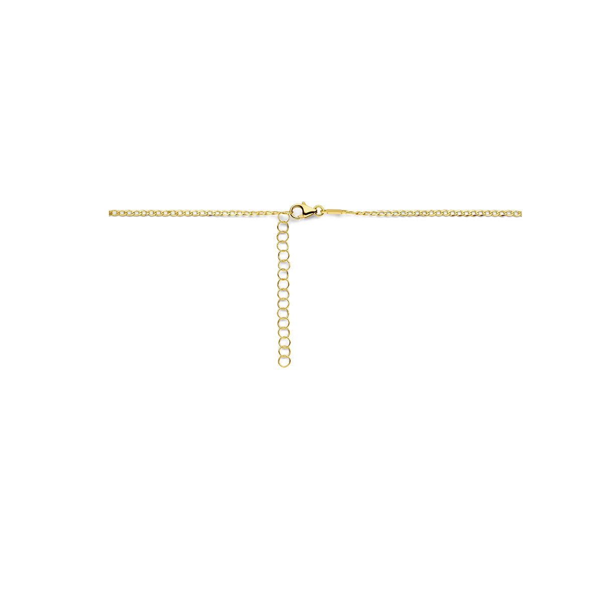 collar de grabado 1,6 mm 41 + 4 cm oro amarillo 14K