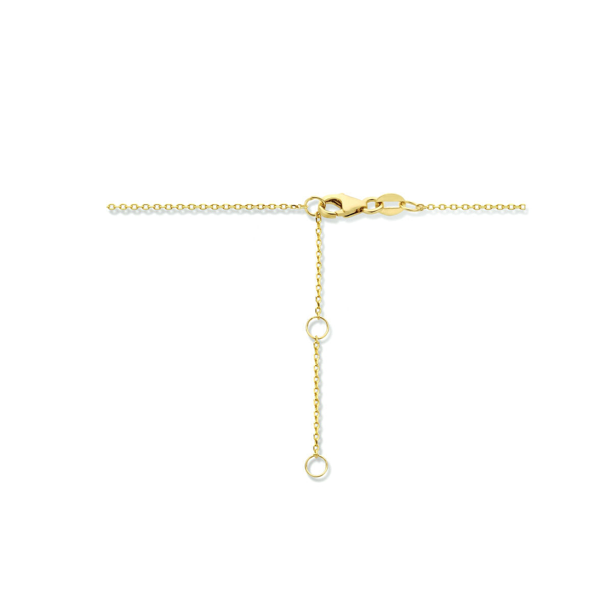 collar de corazones 40 - 42 - 44 cm 14K oro amarillo