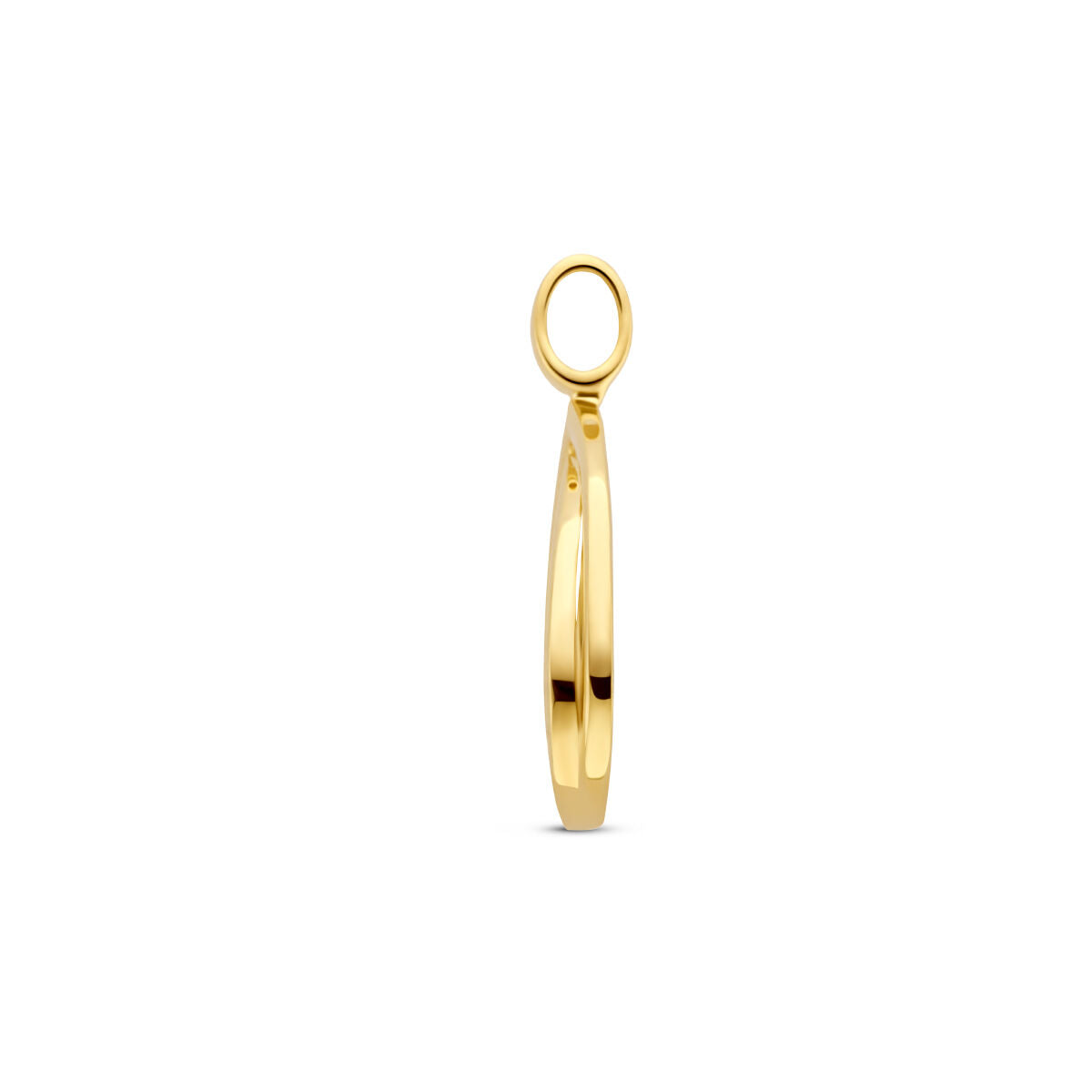 colgante diamante 0.06ct h si oro amarillo 14K