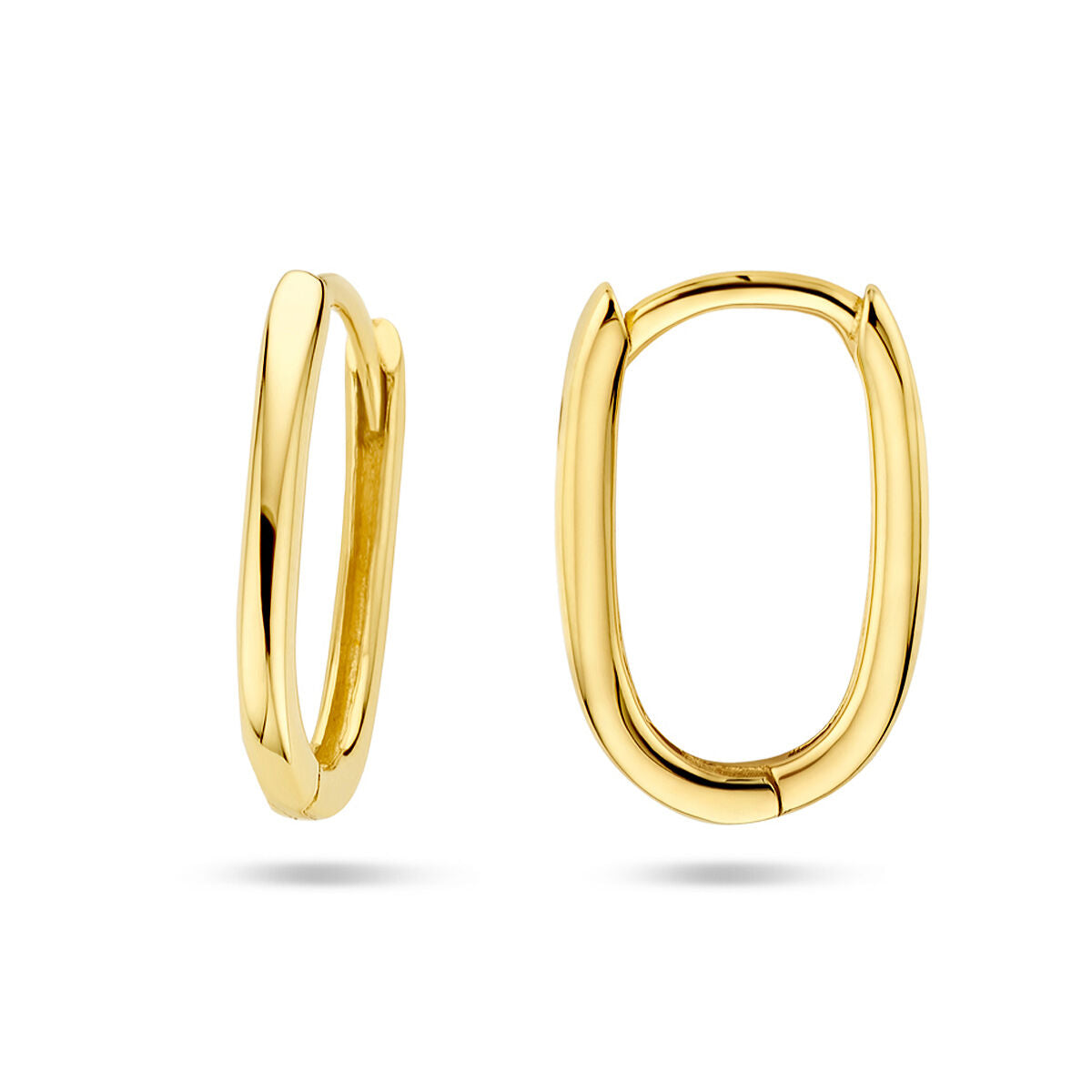 aros paperclip 14K oro amarillo