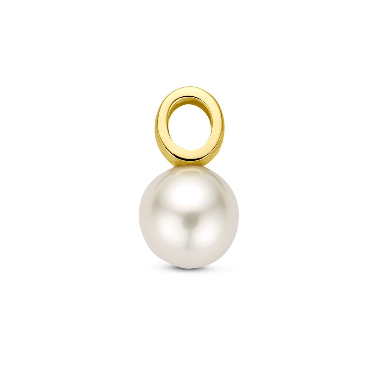 colgante perla rayada oro amarillo 14K
