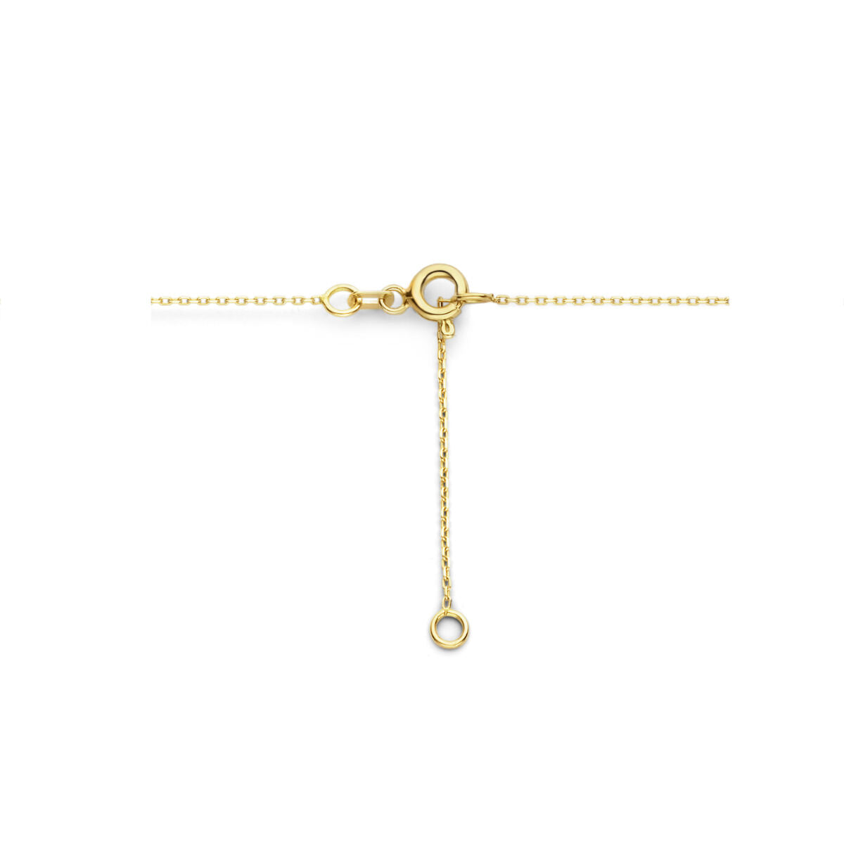 Collar de mujer de oro trébol 14K